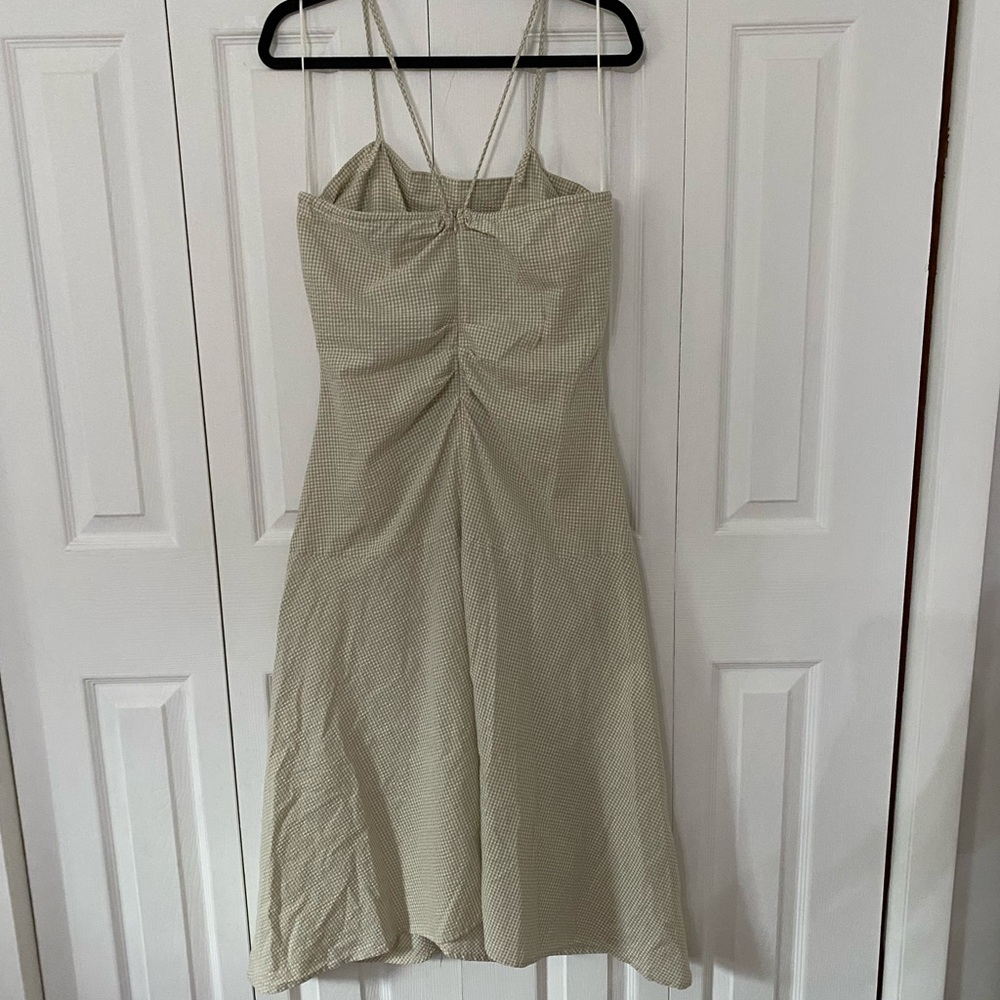 PROENZA SCHOULER White Label Green Gingham Checkered Dress 12 - Picture 13 of 13
